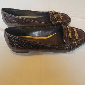 Lauren Ralph Lauren women Loafers Sz 10M Brown